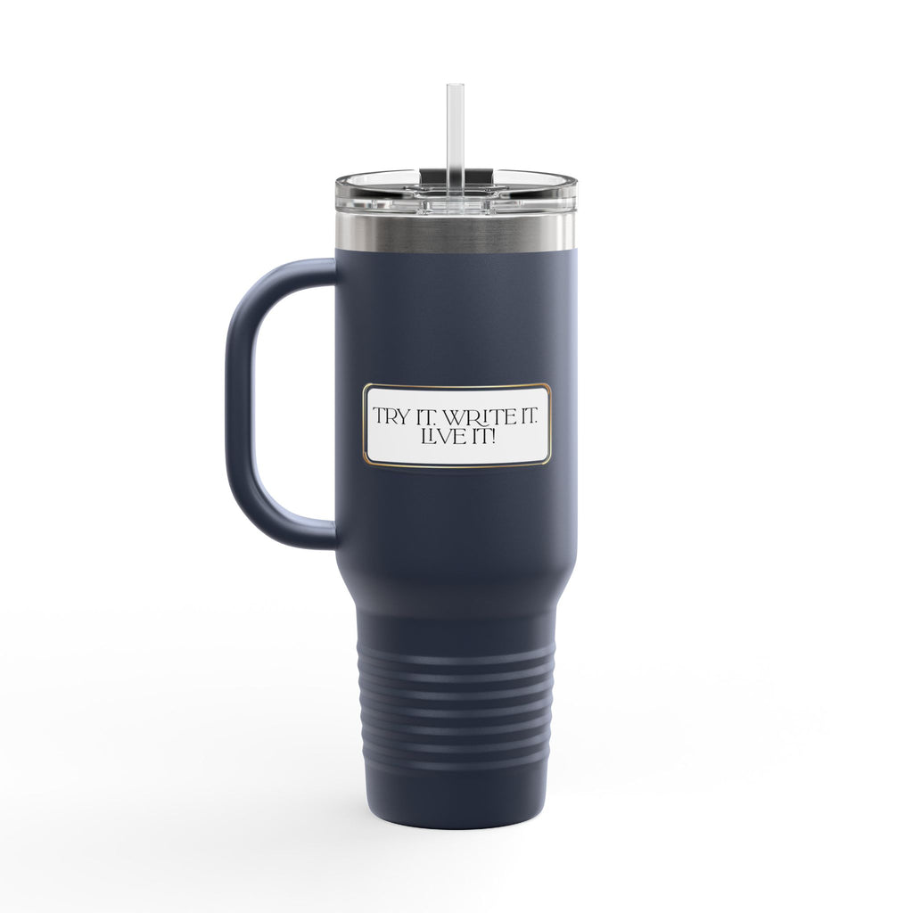 40oz Insulated Travel Mug — Tried, Tested, & True Grace