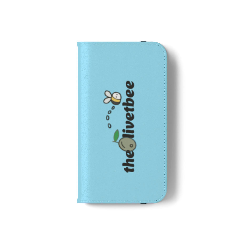 Blue 'theOlivetbee' Flip Phone Case