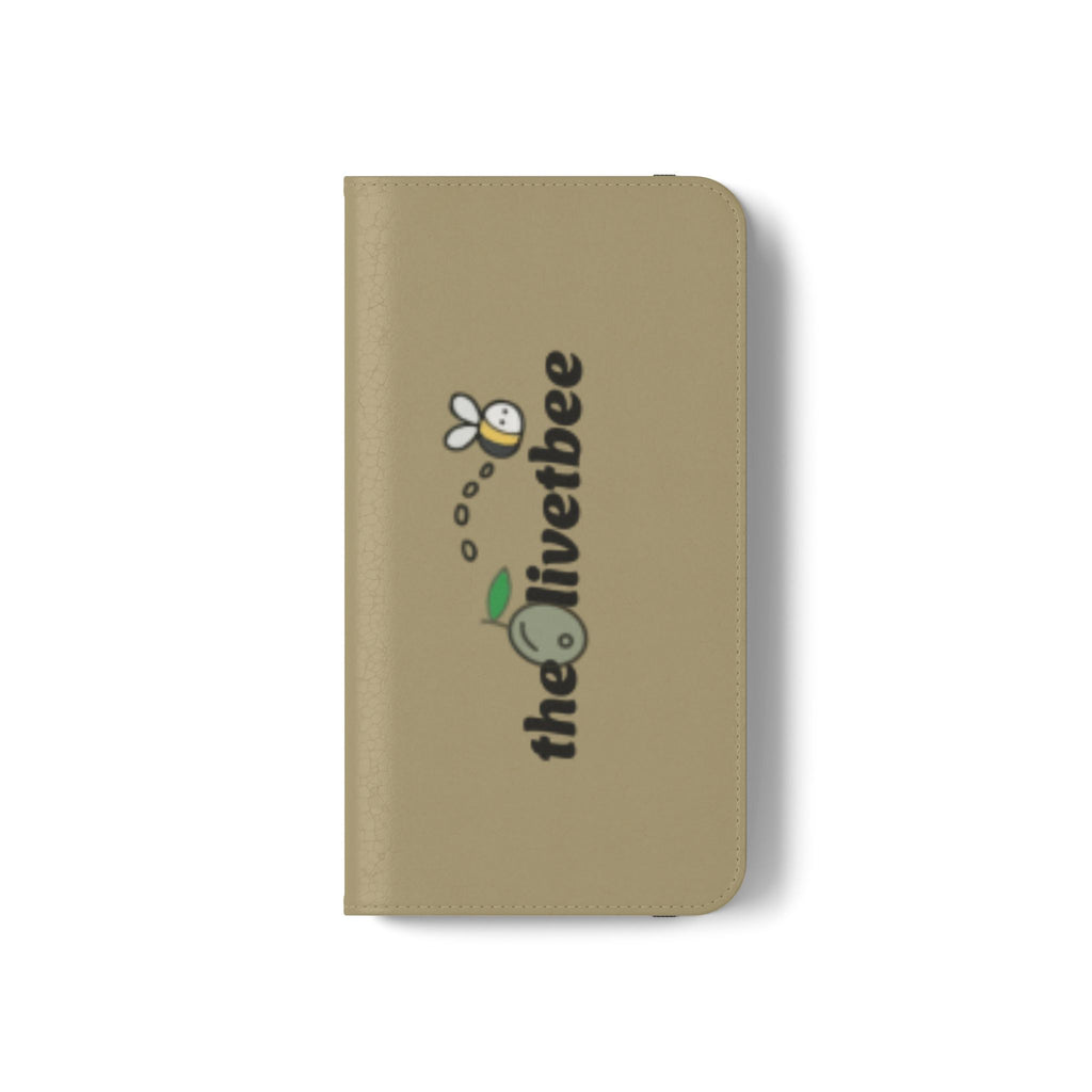 Flip Case Phone Wallet — 'theOlivetbee' Logo Folio Cover with Card Slots