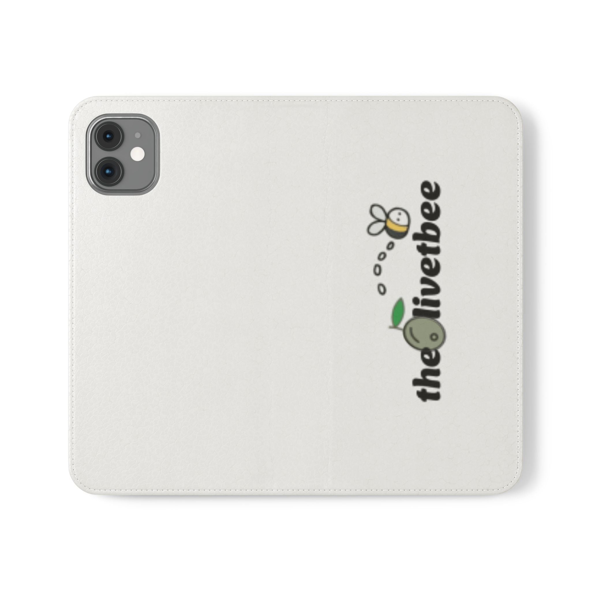 Flip Case Phone Wallet — 'theOlivetbee' Folio with Card Slots