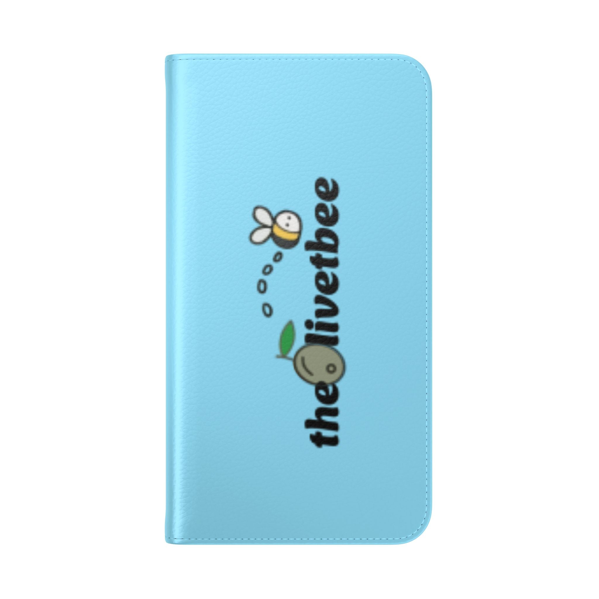 Blue 'theOlivetbee' Flip Phone Case