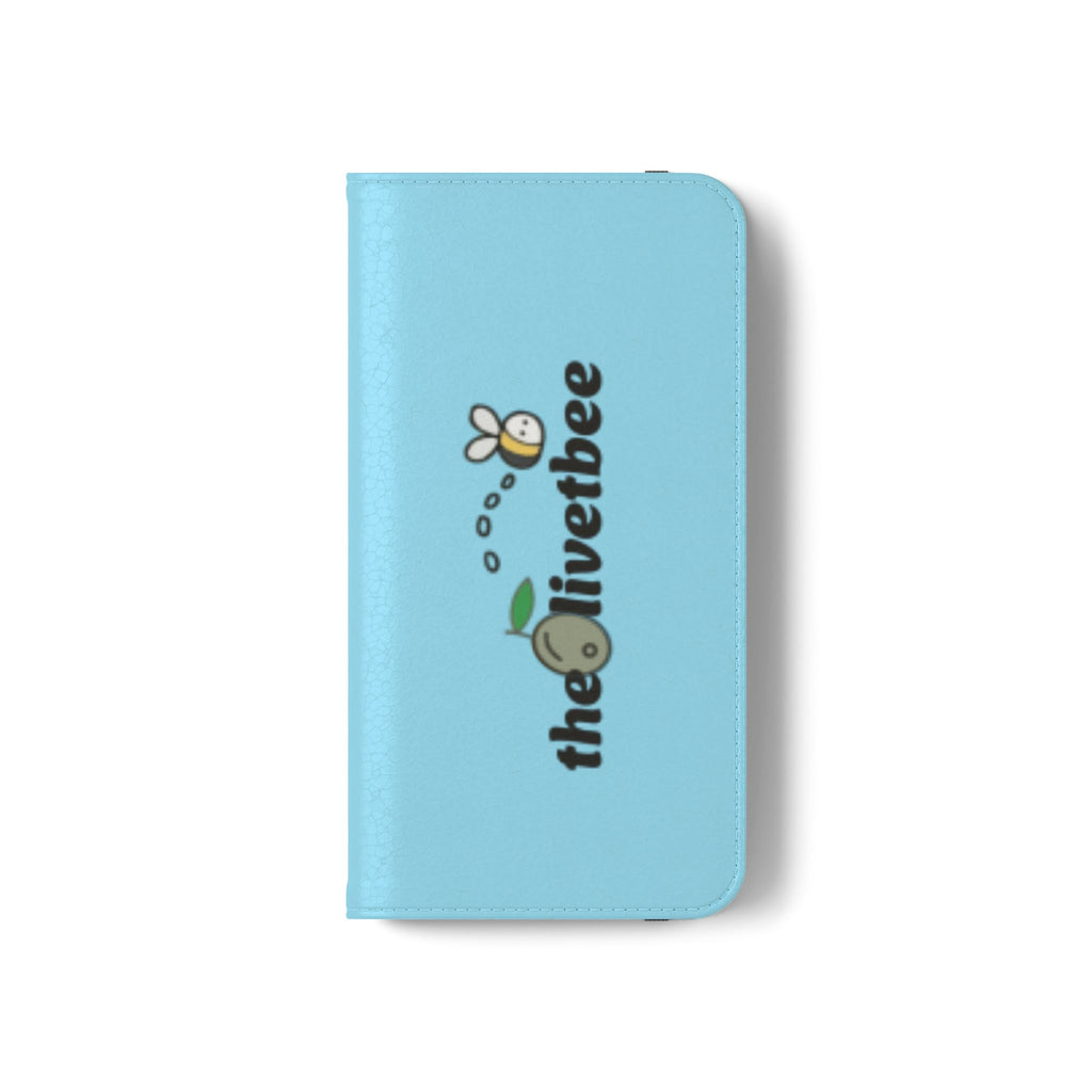 Blue 'theOlivetbee' Flip Phone Case
