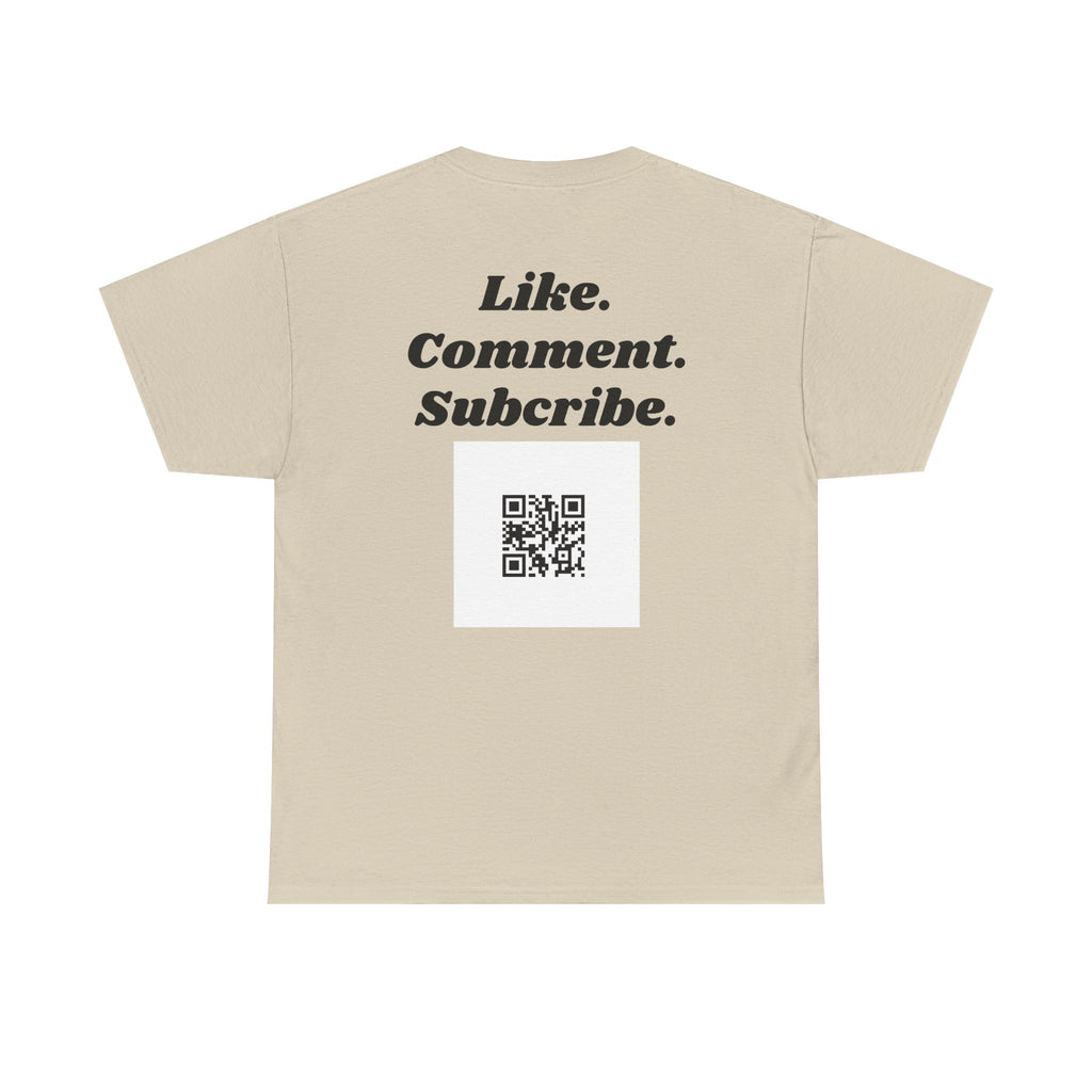 "theOlivetbee" Graphic Tee "Like. Comment. Subscribe."