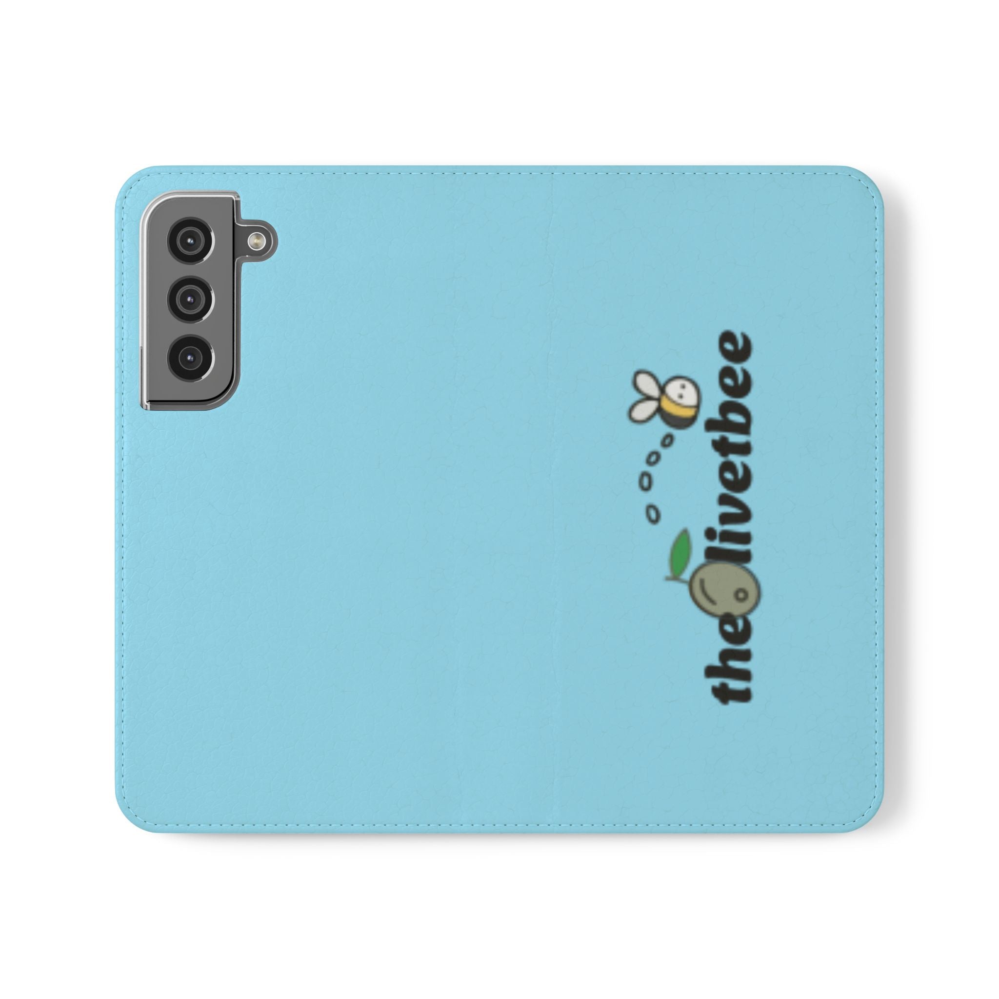 Blue 'theOlivetbee' Flip Phone Case