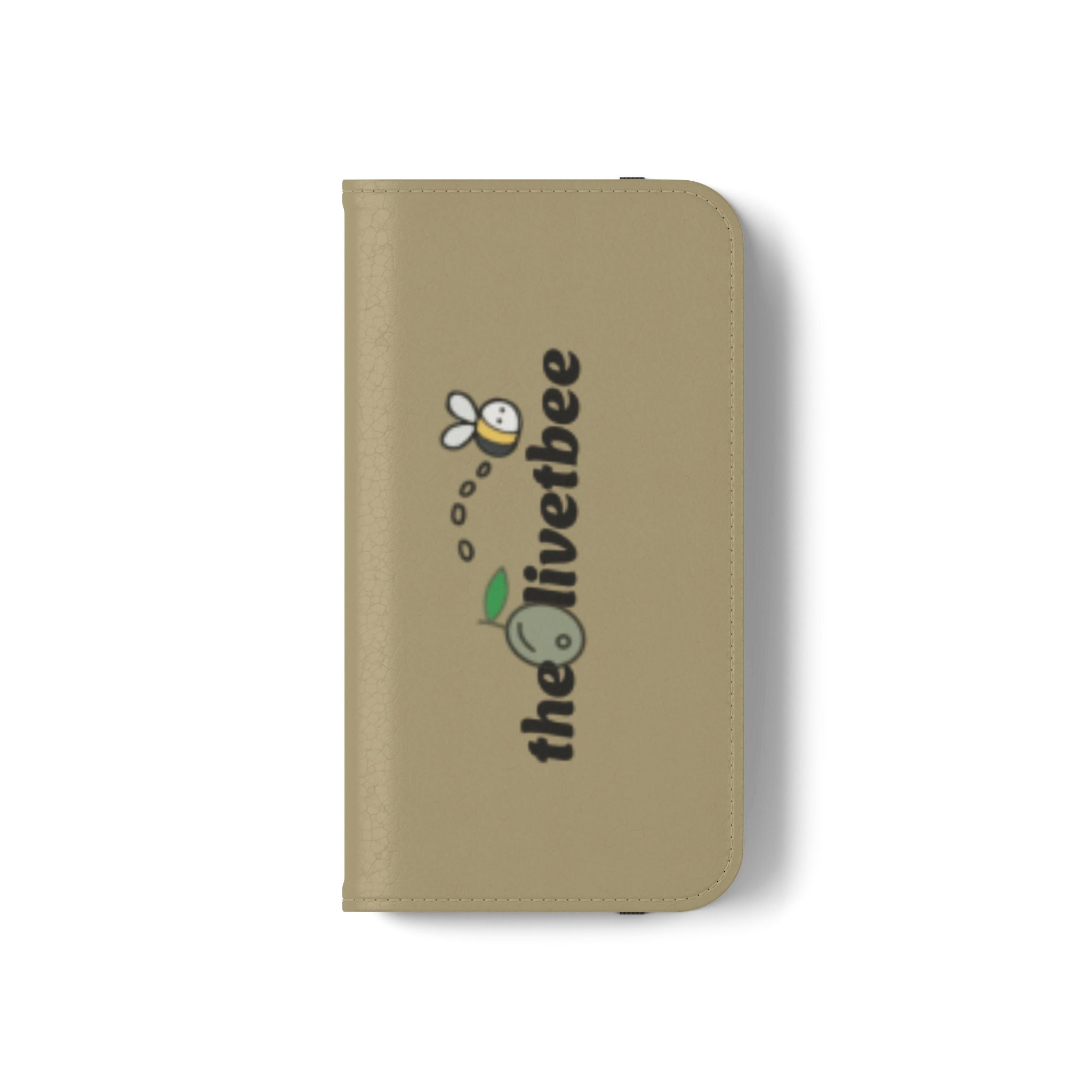 Flip Case Phone Wallet — 'theOlivetbee' Logo Folio Cover with Card Slots