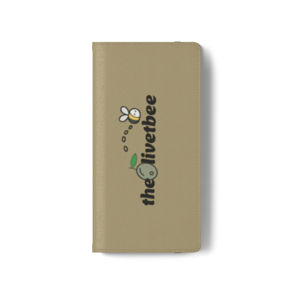 Flip Case Phone Wallet — 'theOlivetbee' Logo Folio Cover with Card Slots