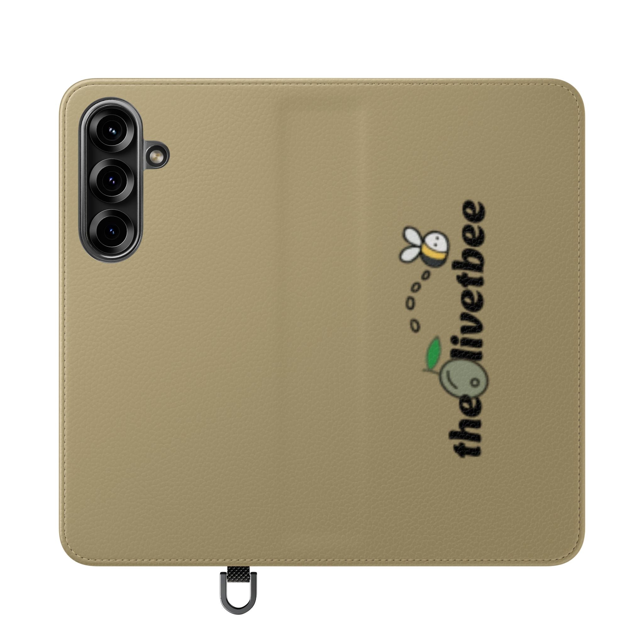 Flip Case Phone Wallet — 'theOlivetbee' Logo Folio Cover with Card Slots