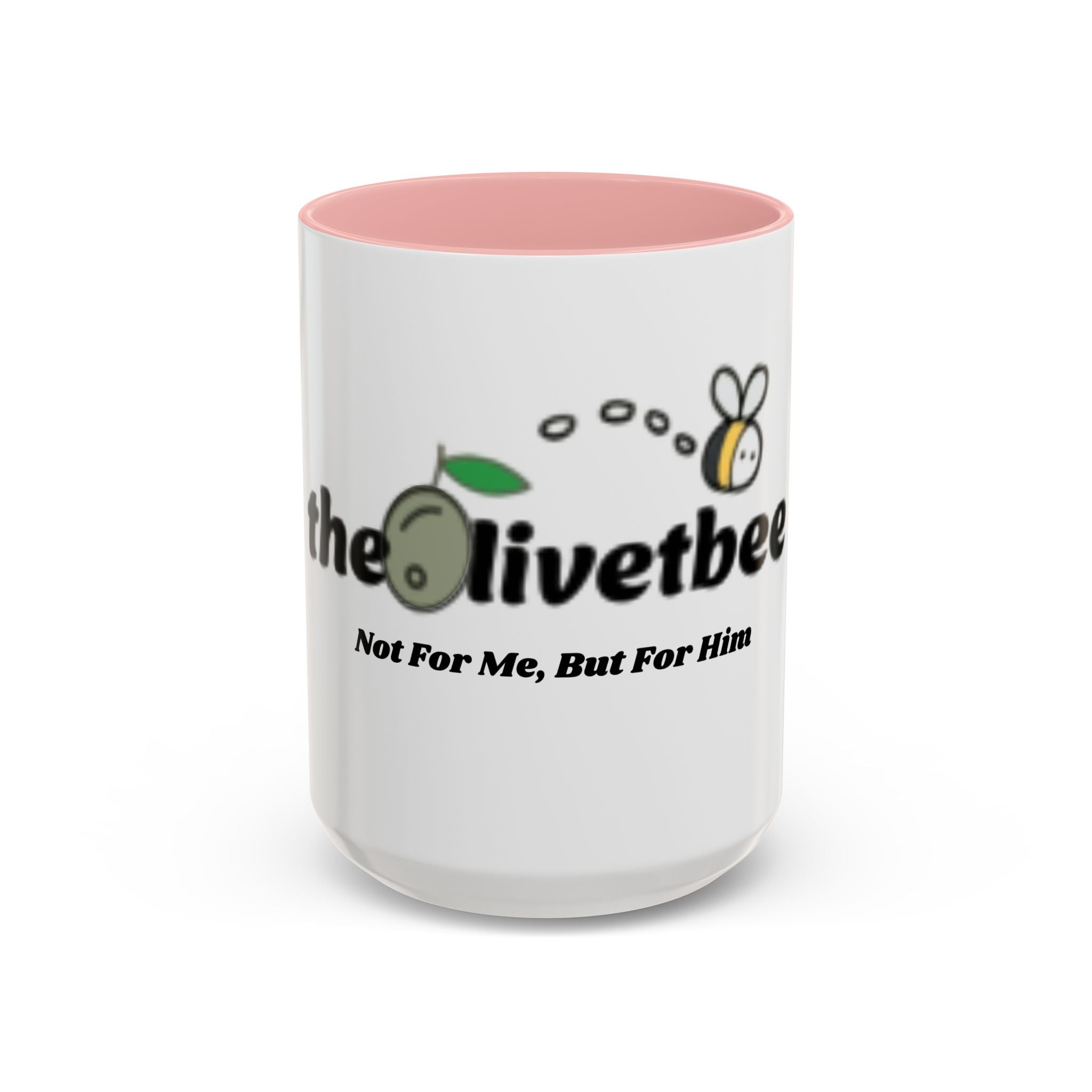 theOlivetbee Coffee Mug — "Not For Me, But For Him" Accent Ceramic Mug (11/15oz)