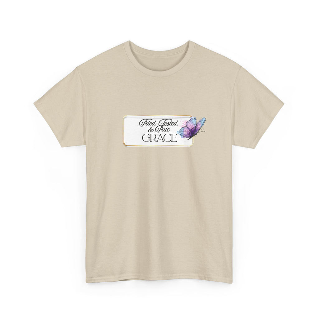 "Tried, Tested, & True Grace" book tee