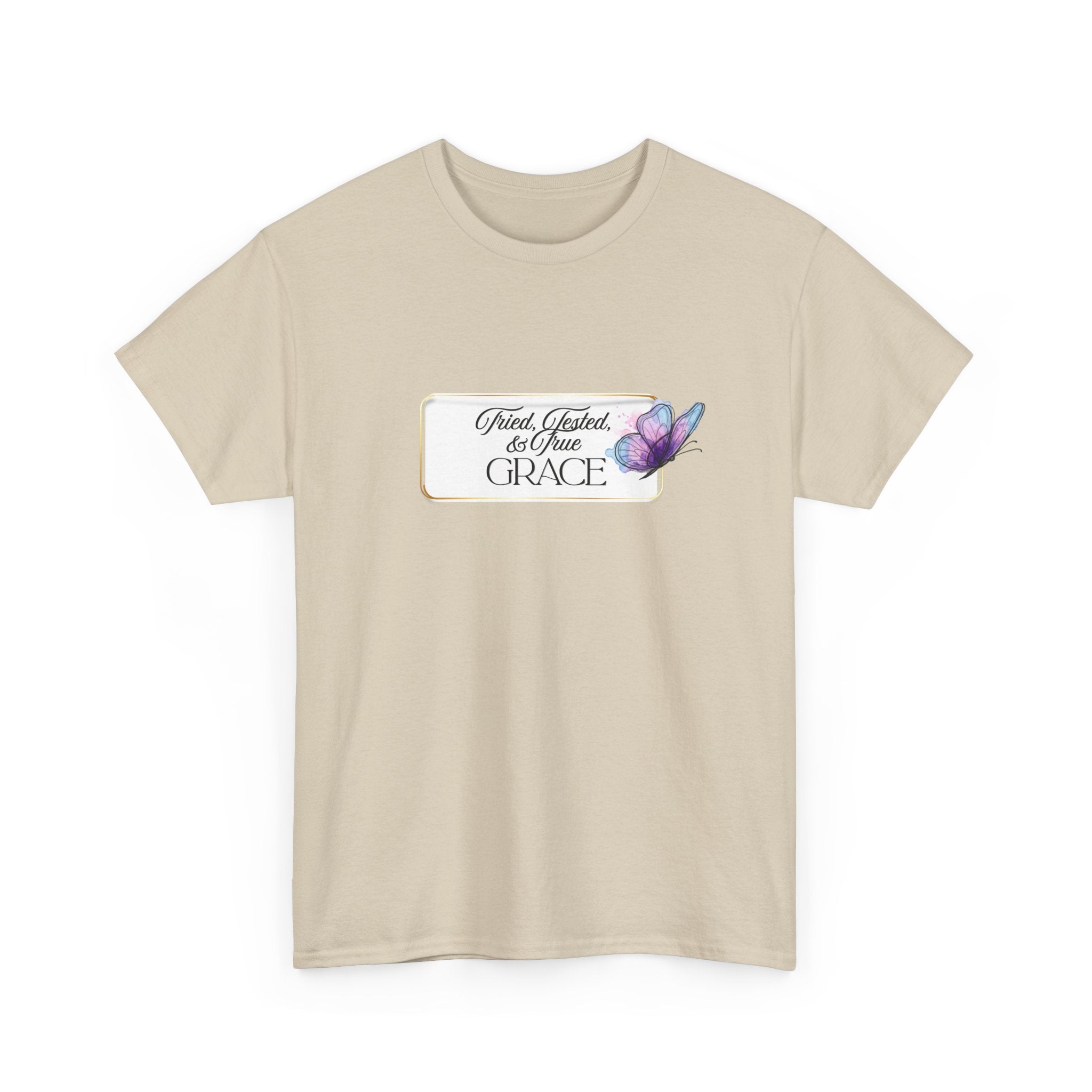 "Tried, Tested, & True Grace" book tee