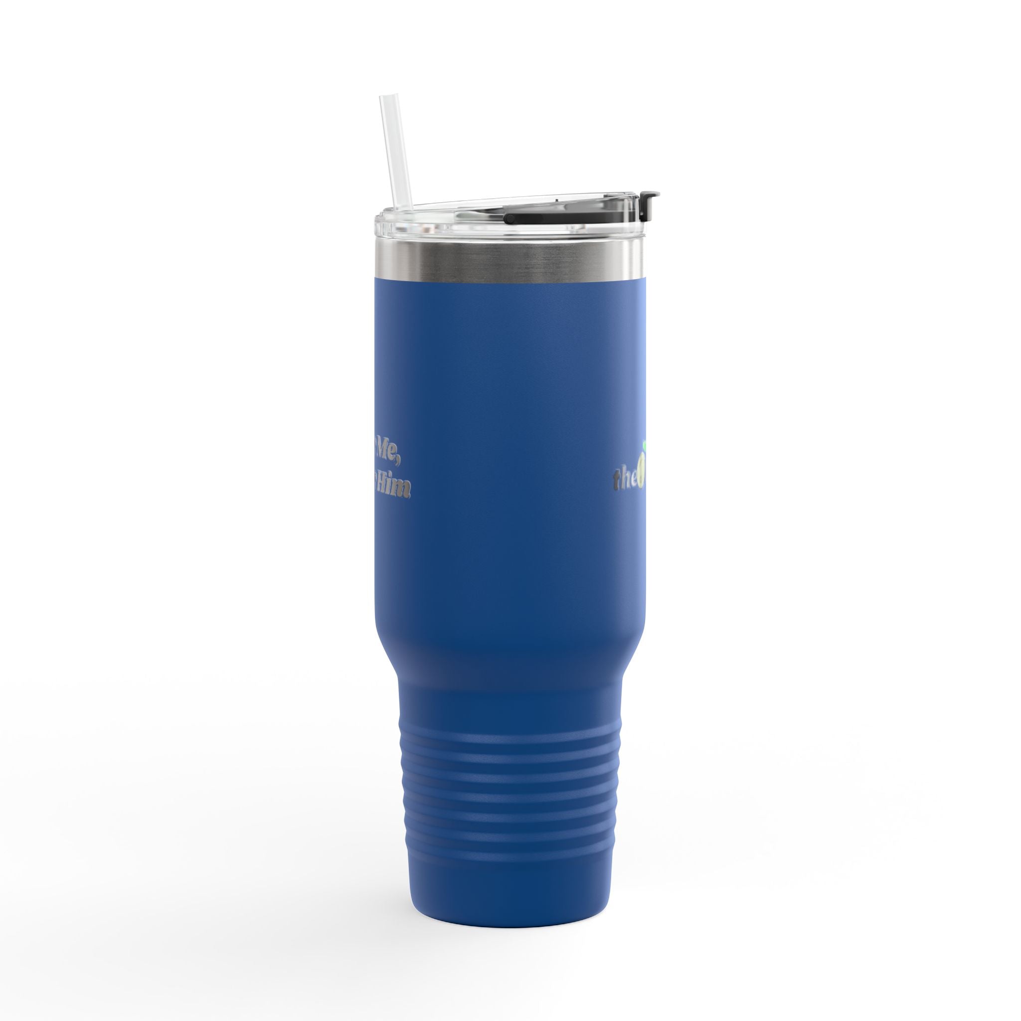 40oz Insulated Travel Mug — "theOlivetbee" Stainless Tumbler with Straw