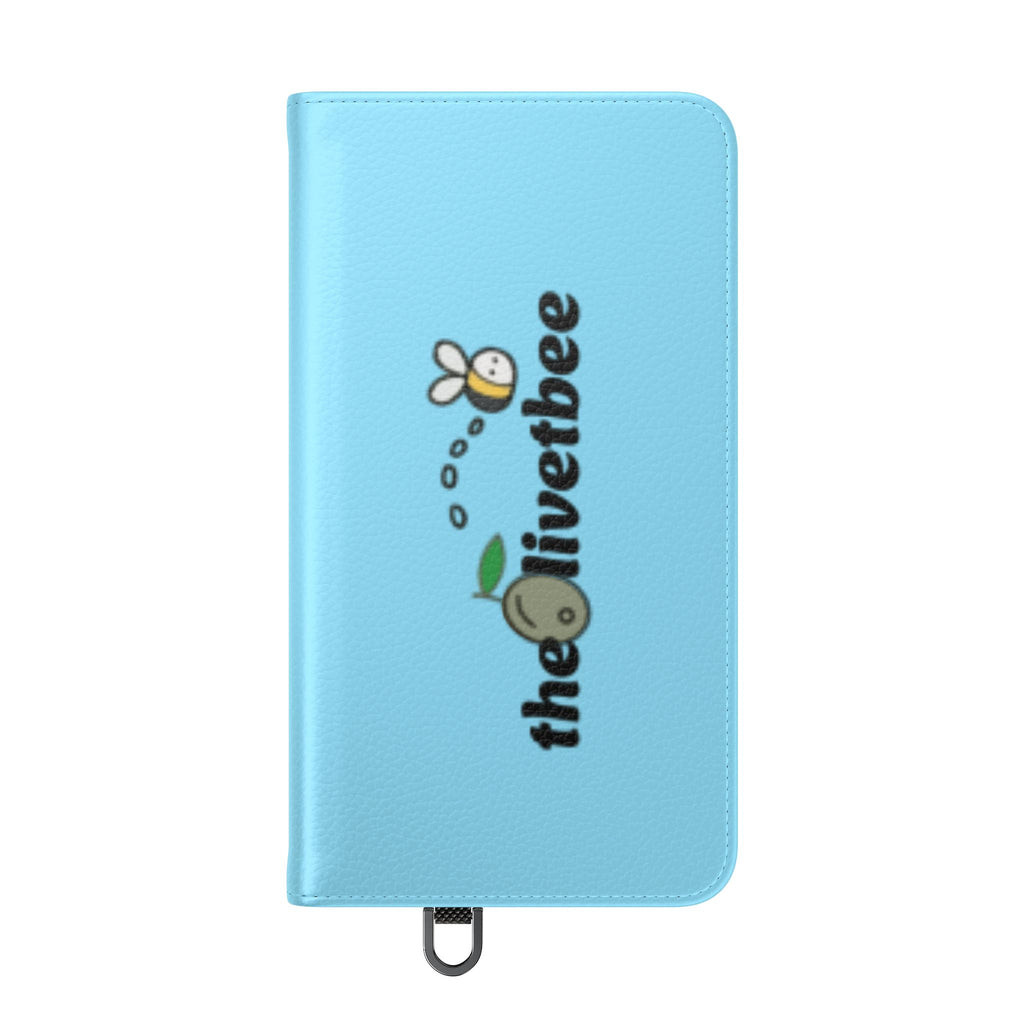 Blue 'theOlivetbee' Flip Phone Case