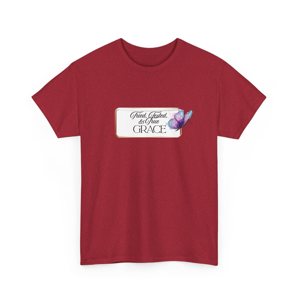 "Tried, Tested, & True Grace" book tee