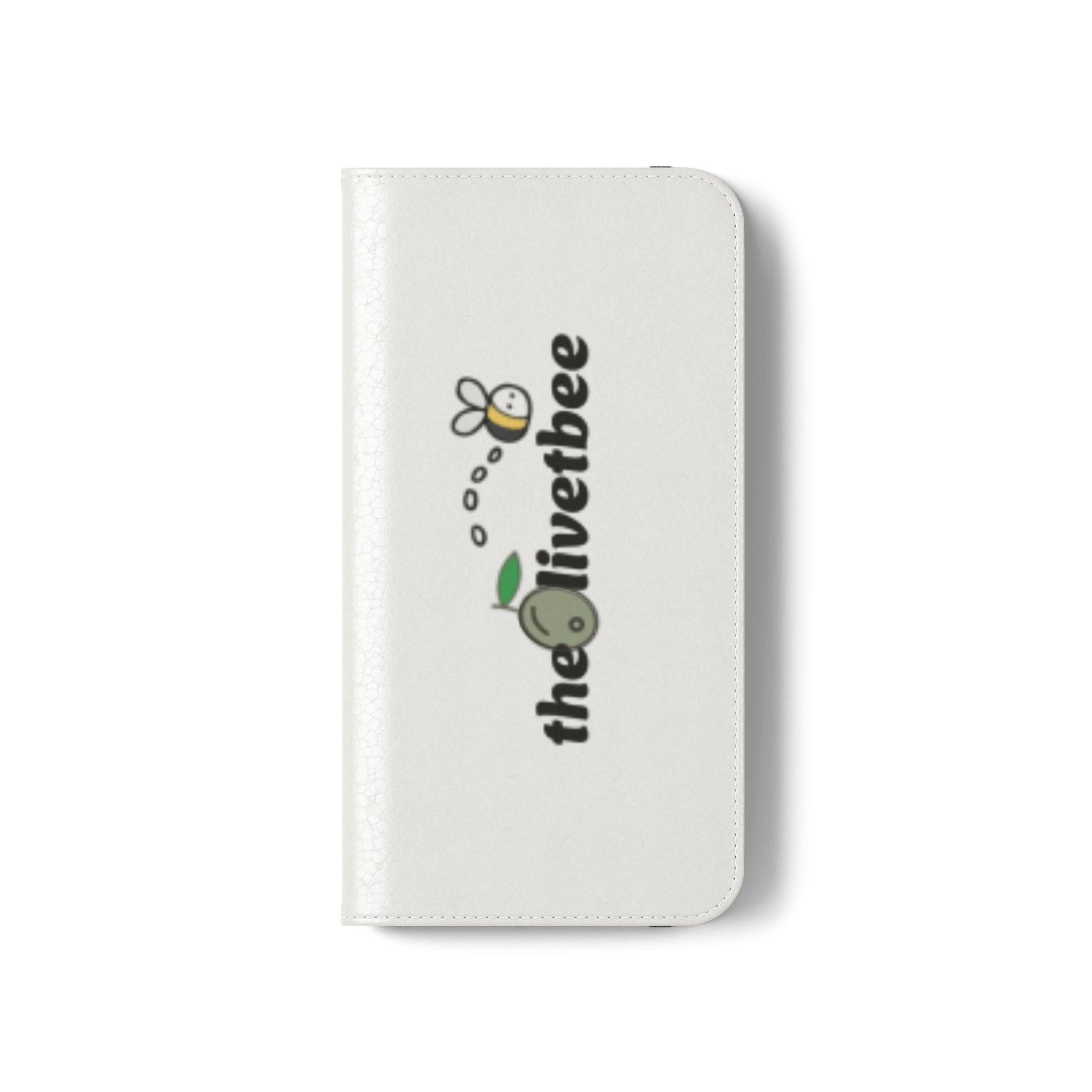 Flip Case Phone Wallet — 'theOlivetbee' Folio with Card Slots