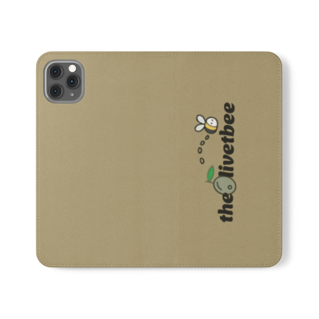 Flip Case Phone Wallet — 'theOlivetbee' Logo Folio Cover with Card Slots