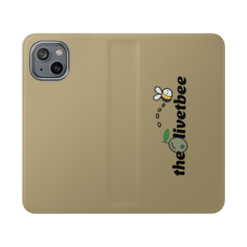 Flip Case Phone Wallet — 'theOlivetbee' Logo Folio Cover with Card Slots