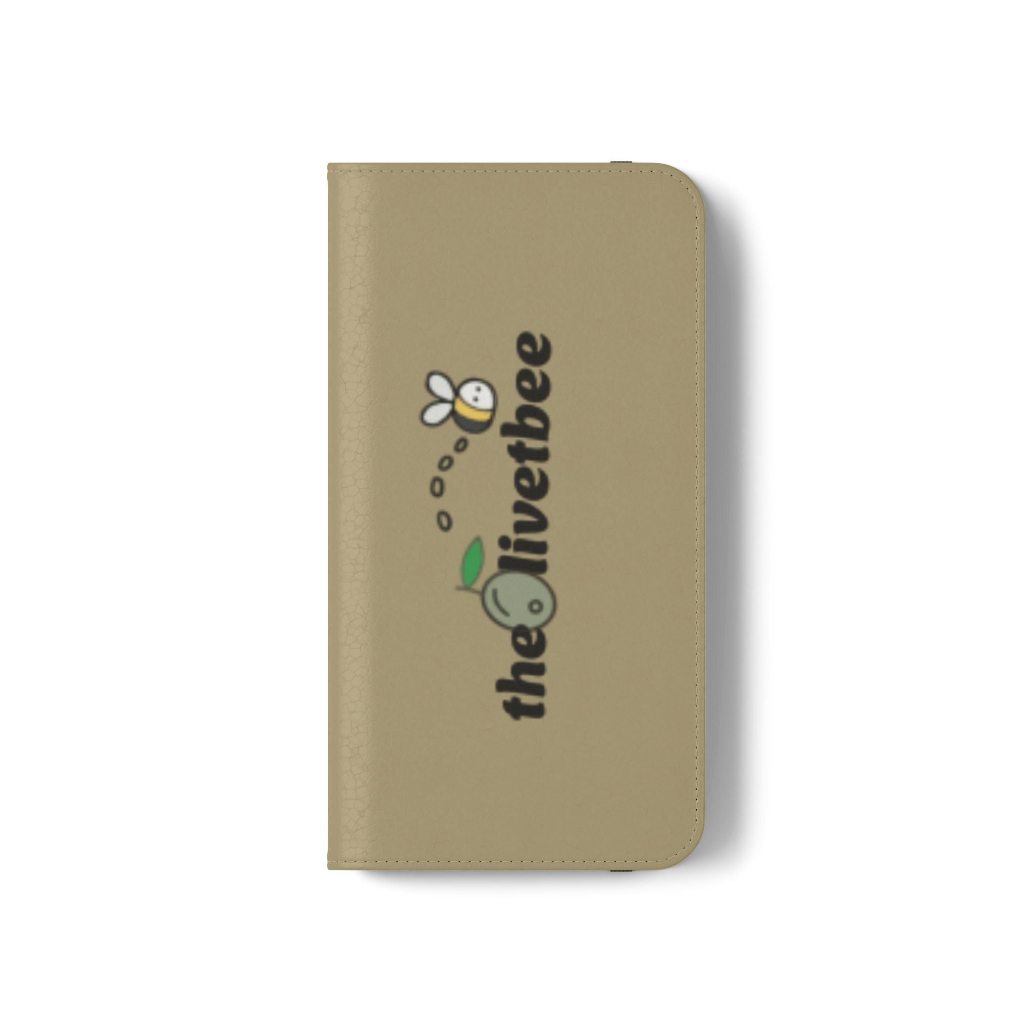 Flip Case Phone Wallet — 'theOlivetbee' Logo Folio Cover with Card Slots