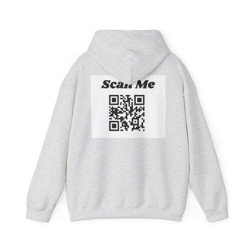 "theOlivetbee" hoodie | QR code back, Scan Me