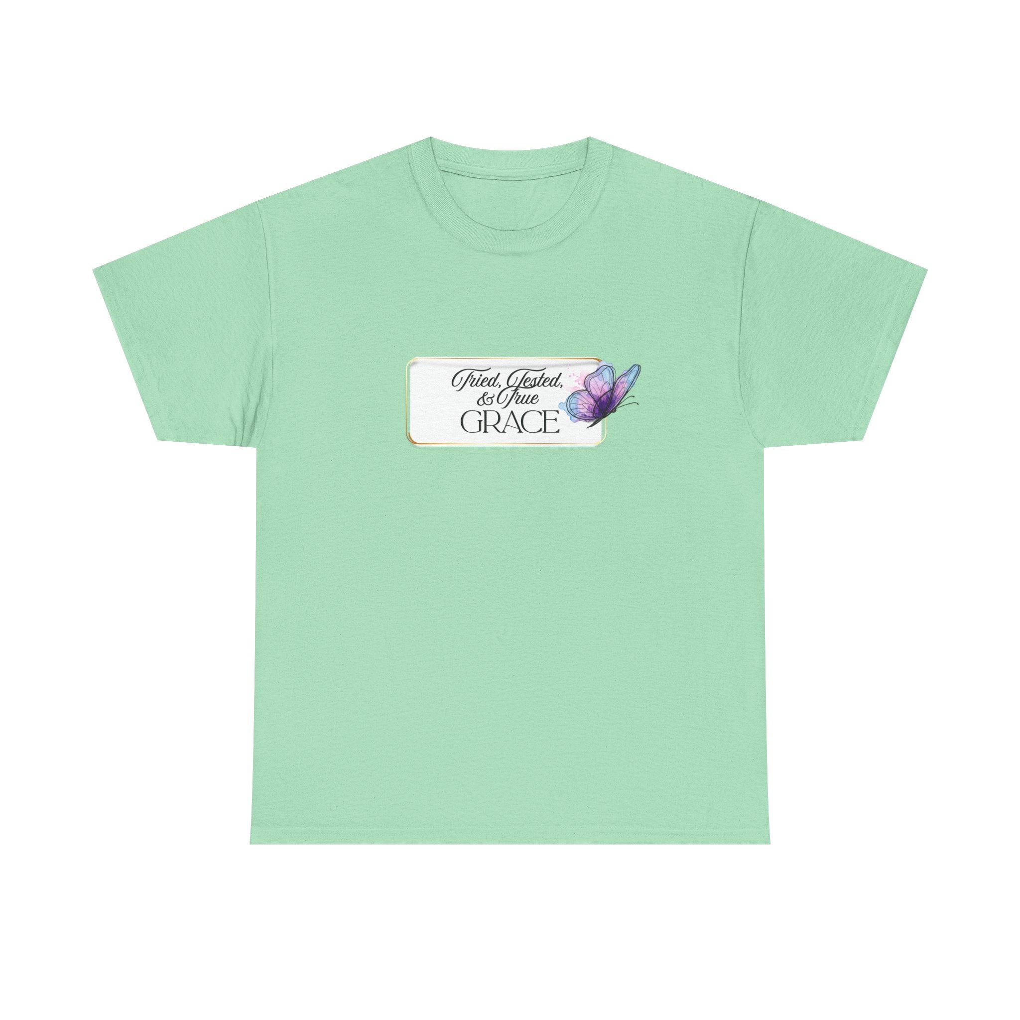 "Tried, Tested, & True Grace" book tee