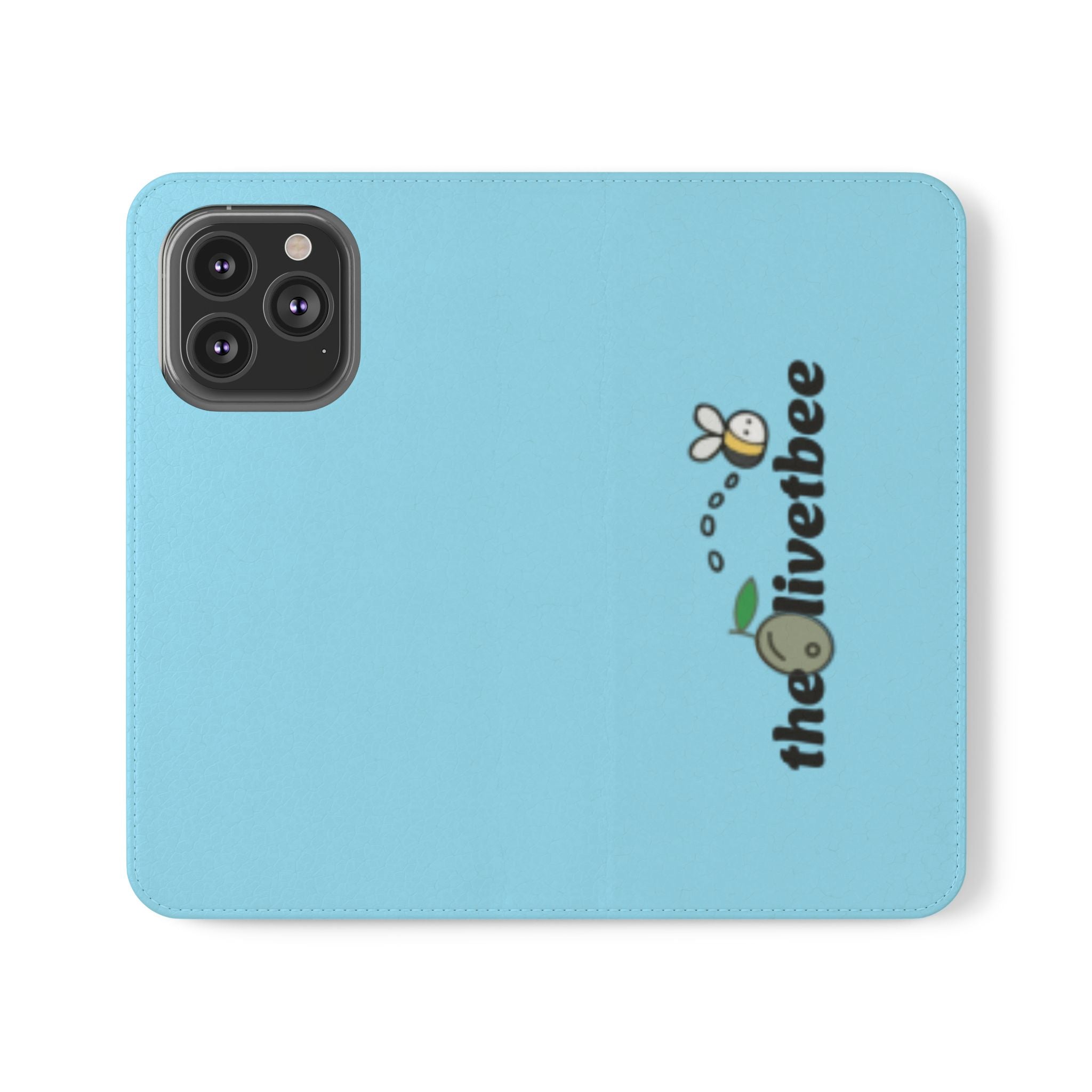 Blue 'theOlivetbee' Flip Phone Case