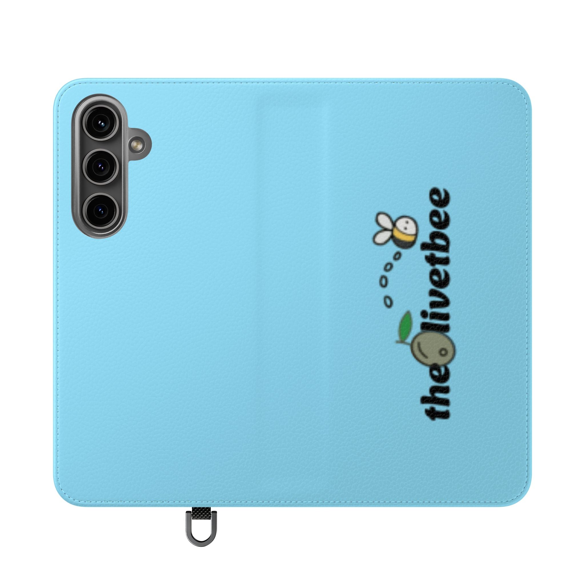 Blue 'theOlivetbee' Flip Phone Case