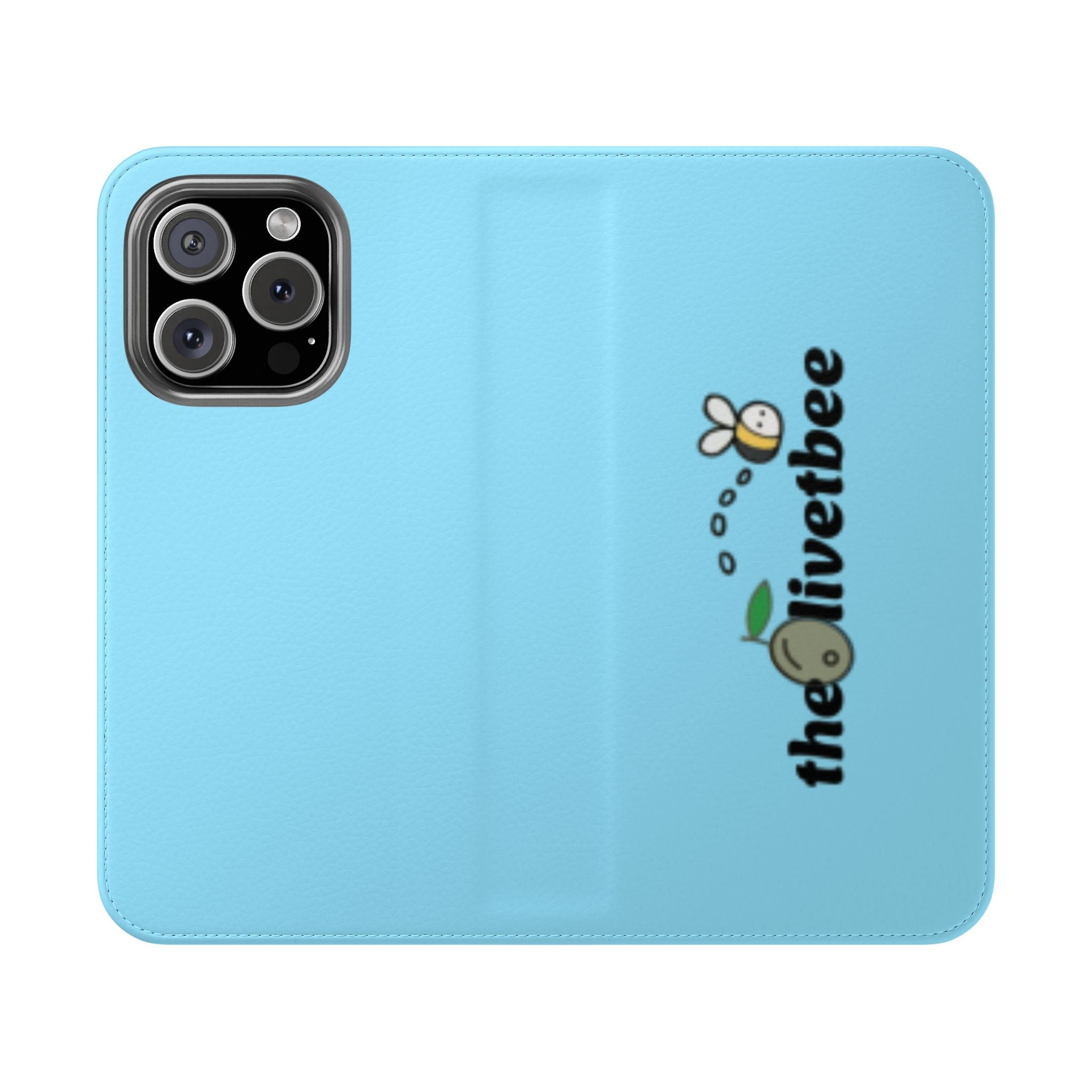 Blue 'theOlivetbee' Flip Phone Case