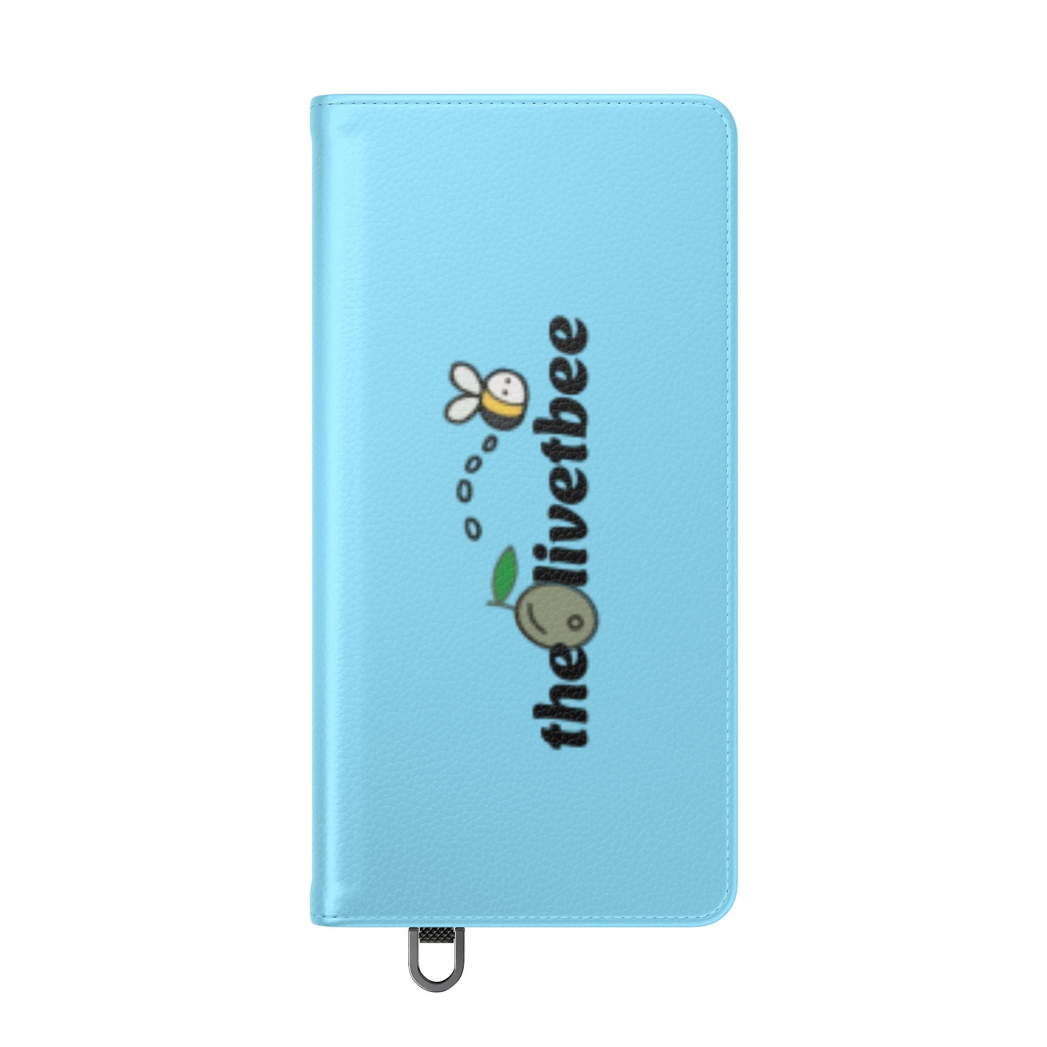 Blue 'theOlivetbee' Flip Phone Case