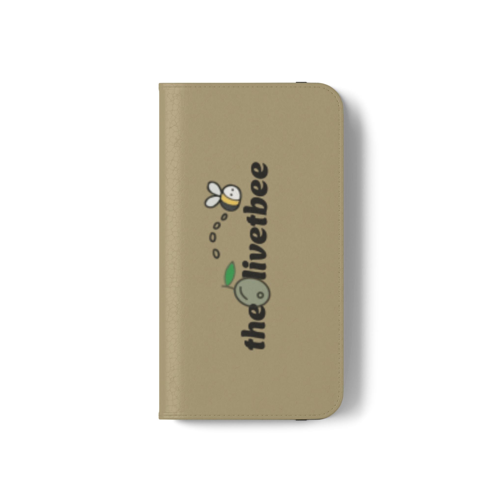 Flip Case Phone Wallet — 'theOlivetbee' Logo Folio Cover with Card Slots