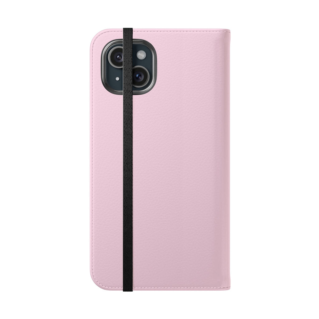 Pink Bee Logo Flip Phone Case — theOlivetbee Wallet Cover