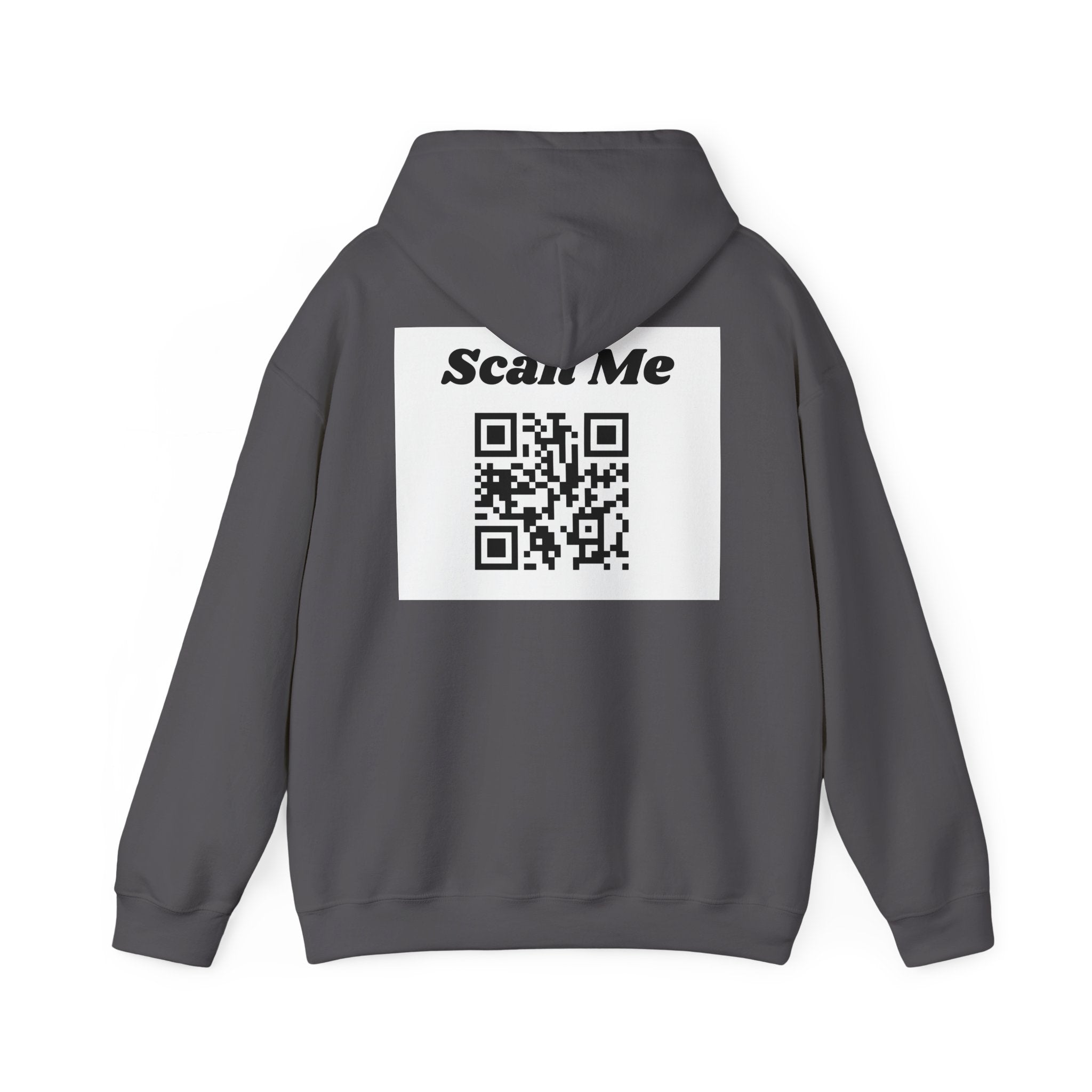 "theOlivetbee" hoodie | QR code back, Scan Me