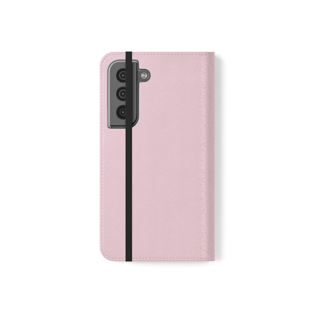 Pink Bee Logo Flip Phone Case — theOlivetbee Wallet Cover