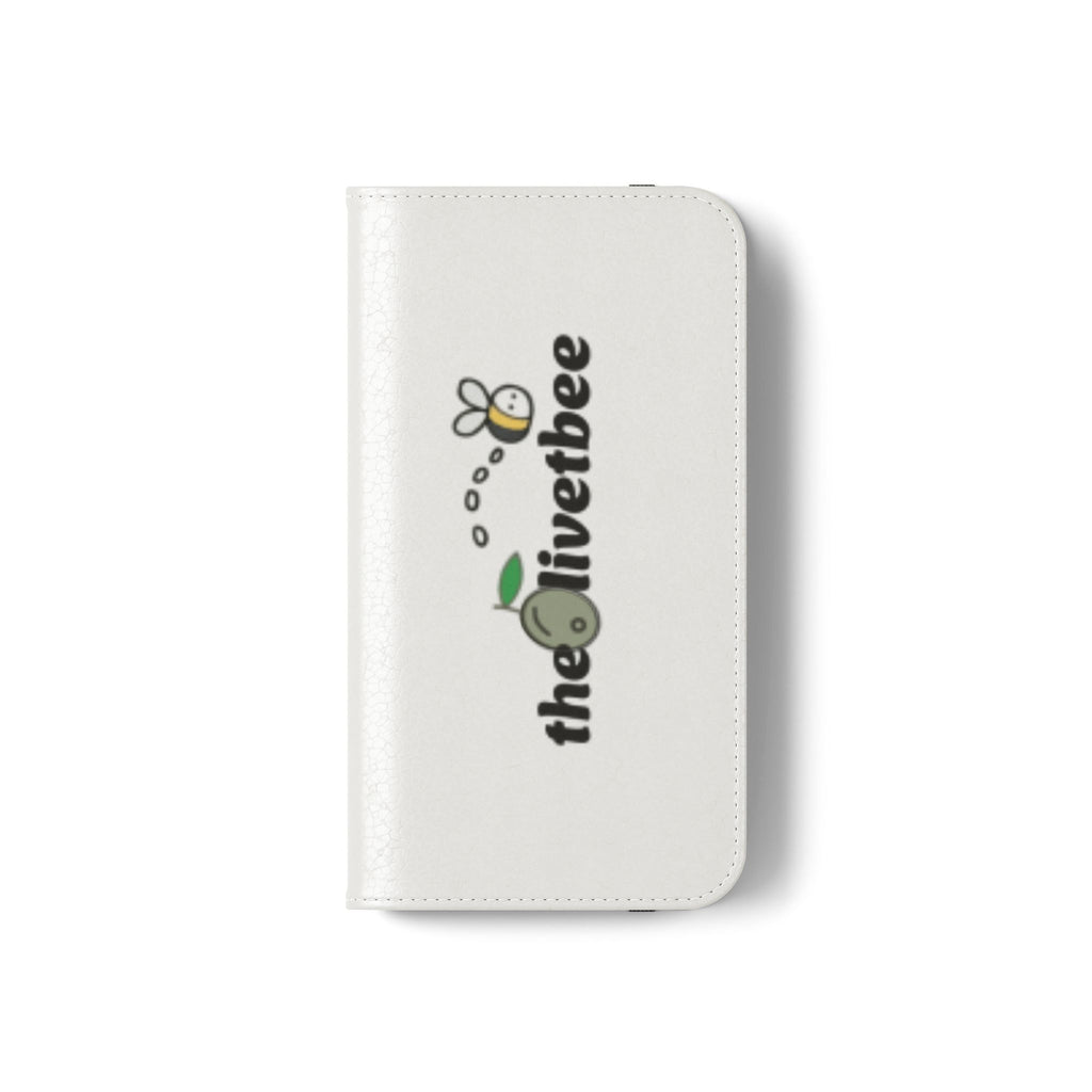 Flip Case Phone Wallet — 'theOlivetbee' Folio with Card Slots