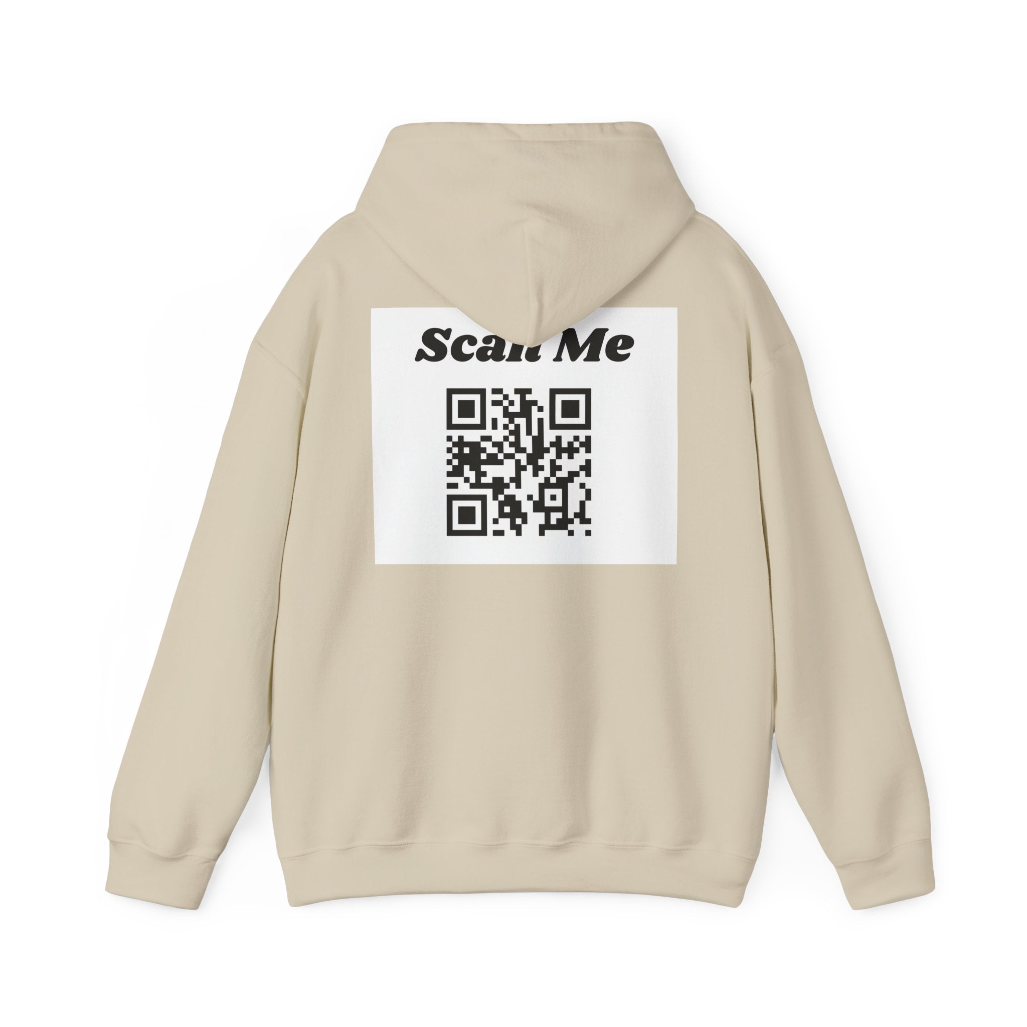 "theOlivetbee" hoodie | QR code back, Scan Me