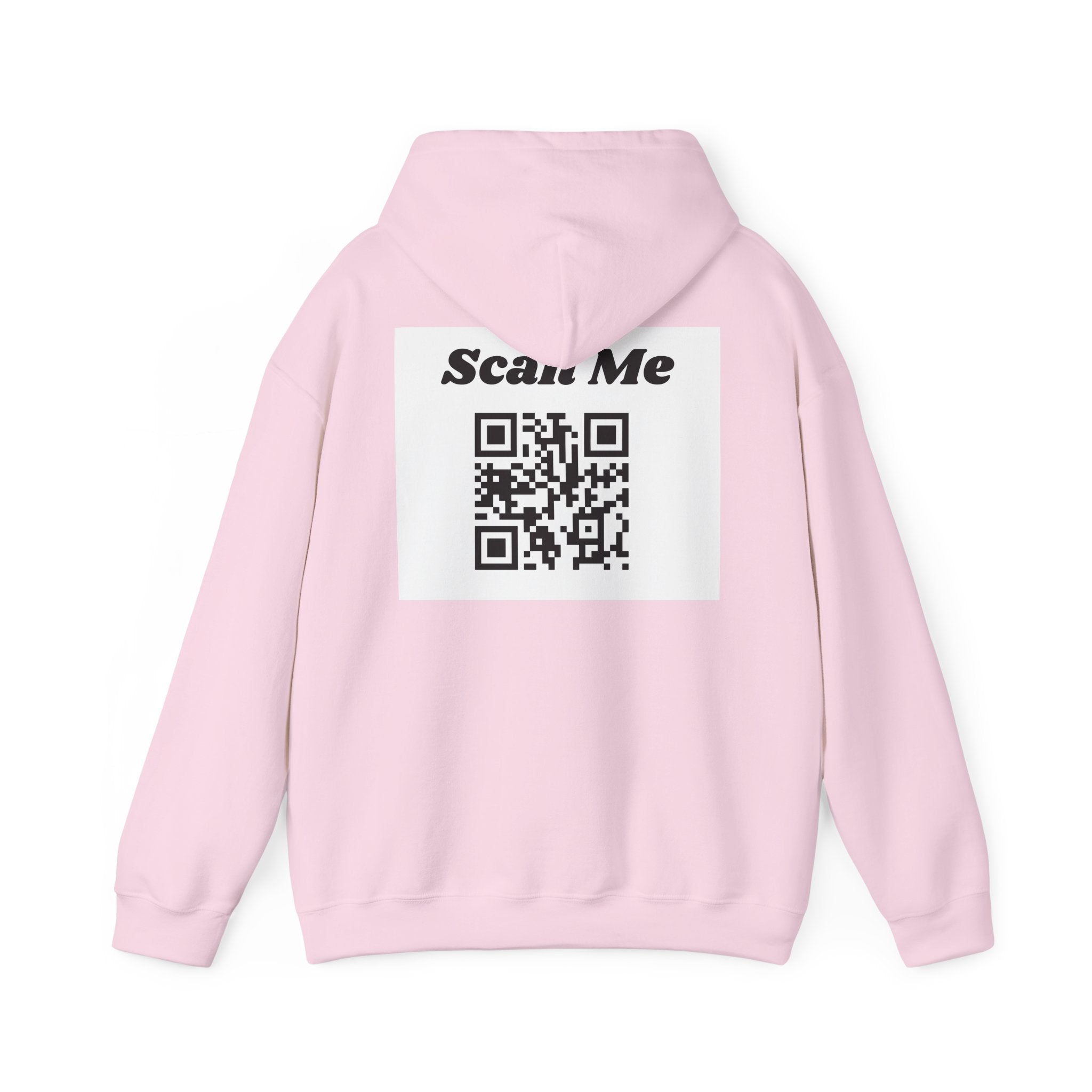 "theOlivetbee" hoodie | QR code back, Scan Me