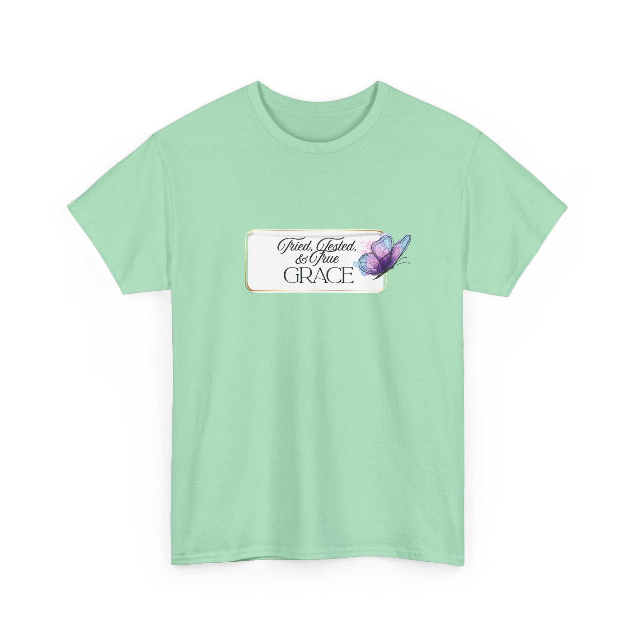"Tried, Tested, & True Grace" book tee