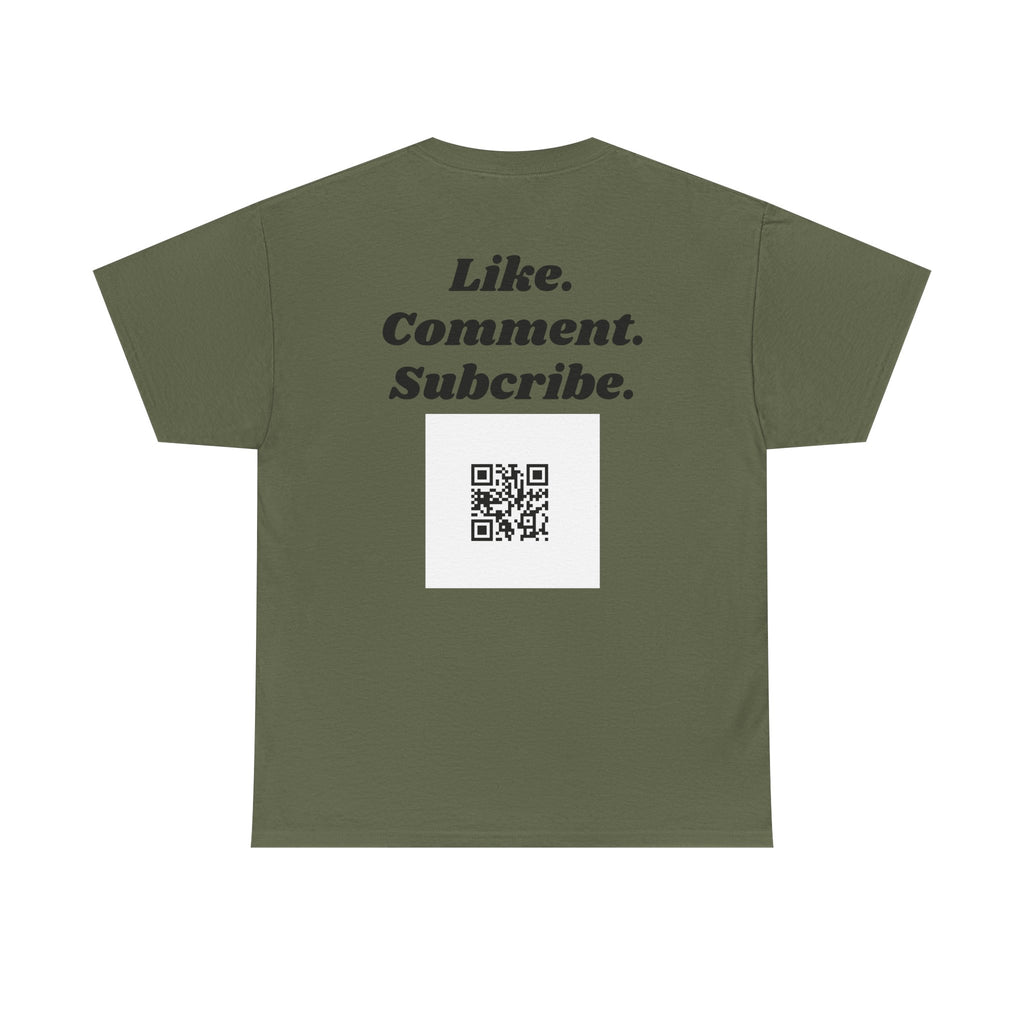 "theOlivetbee" Graphic Tee "Like. Comment. Subscribe."