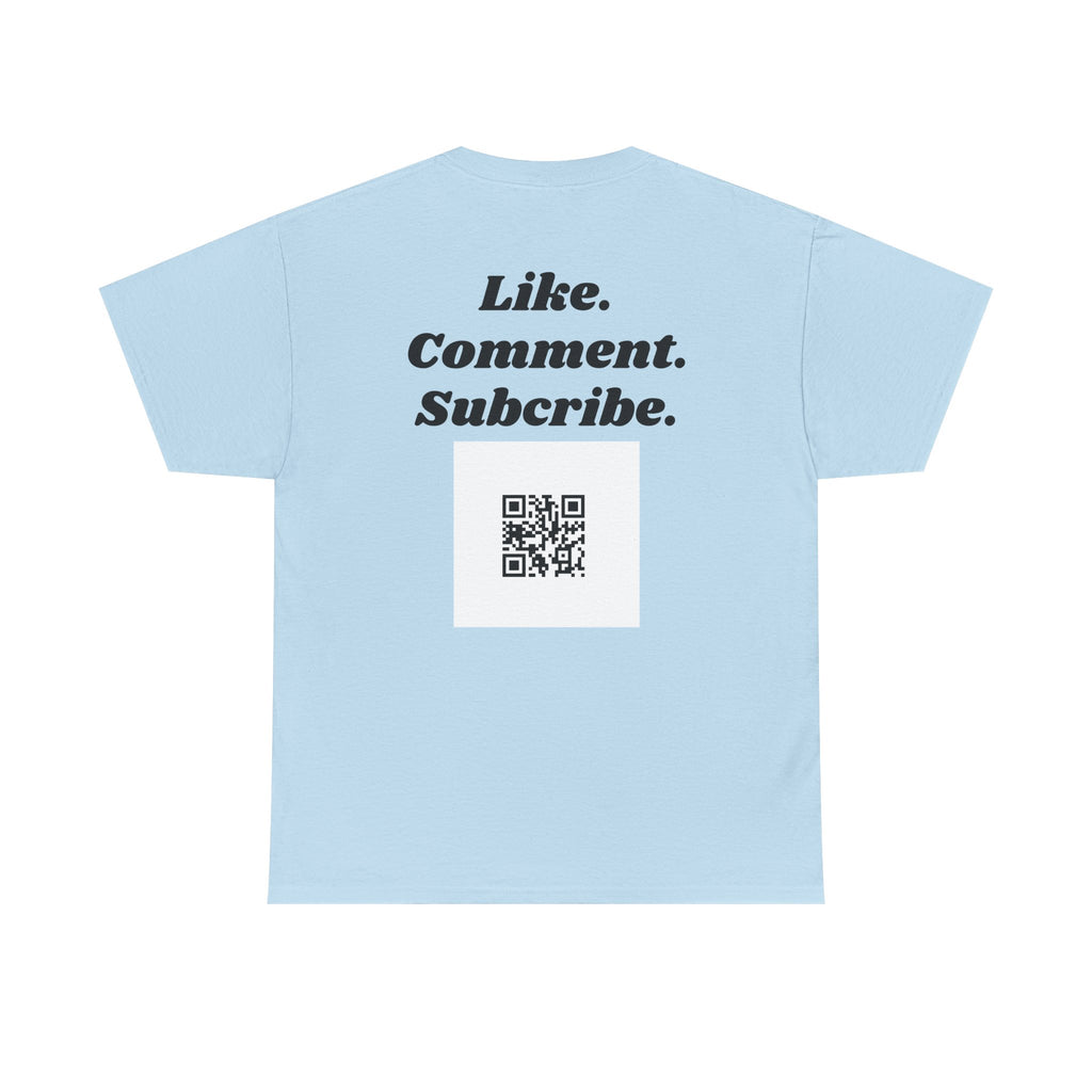 "theOlivetbee" Graphic Tee "Like. Comment. Subscribe."