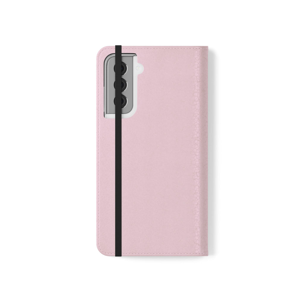 Pink Bee Logo Flip Phone Case — theOlivetbee Wallet Cover