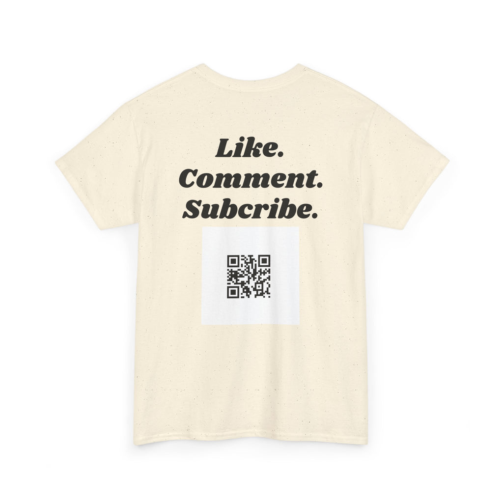 "theOlivetbee" Graphic Tee "Like. Comment. Subscribe."