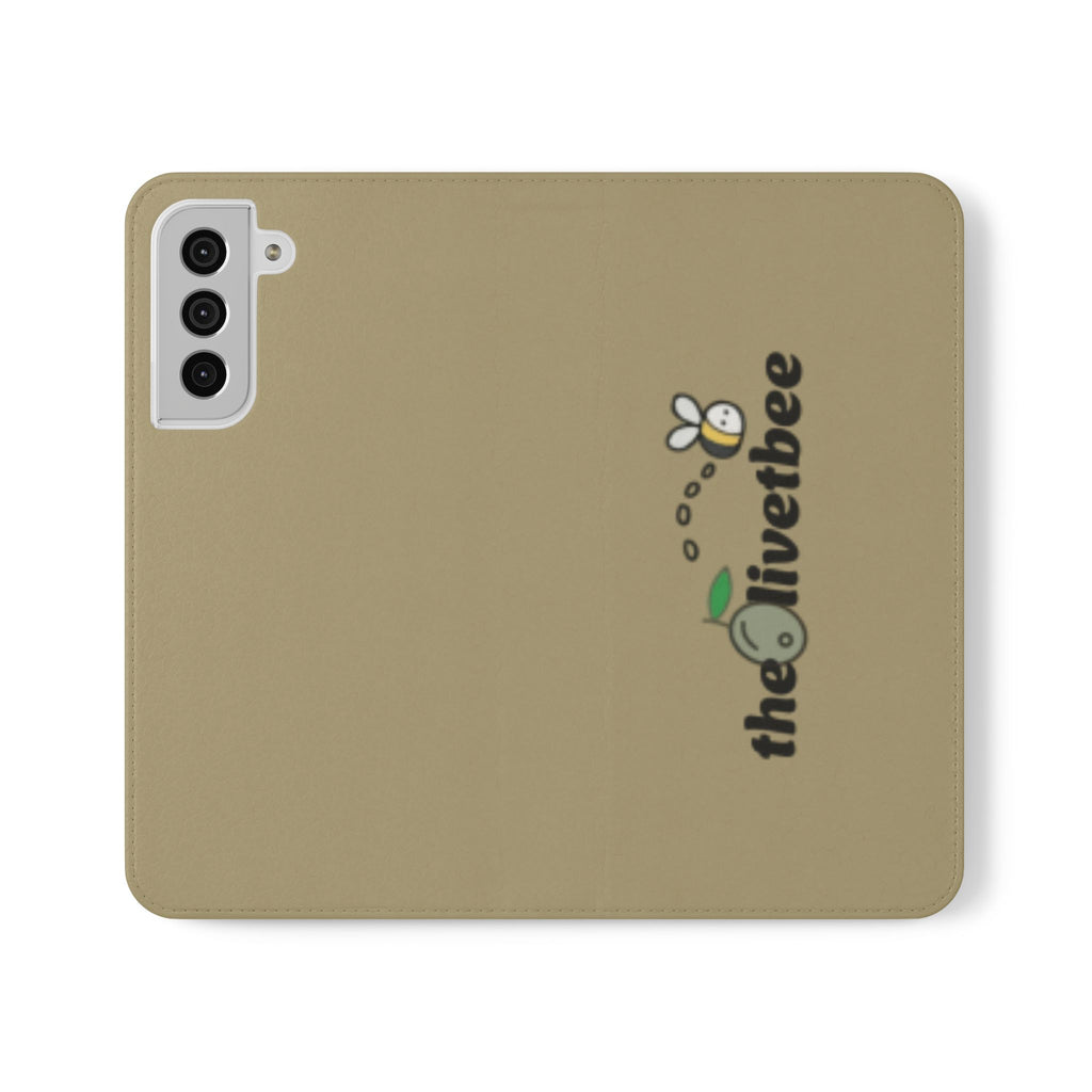 Flip Case Phone Wallet — 'theOlivetbee' Logo Folio Cover with Card Slots