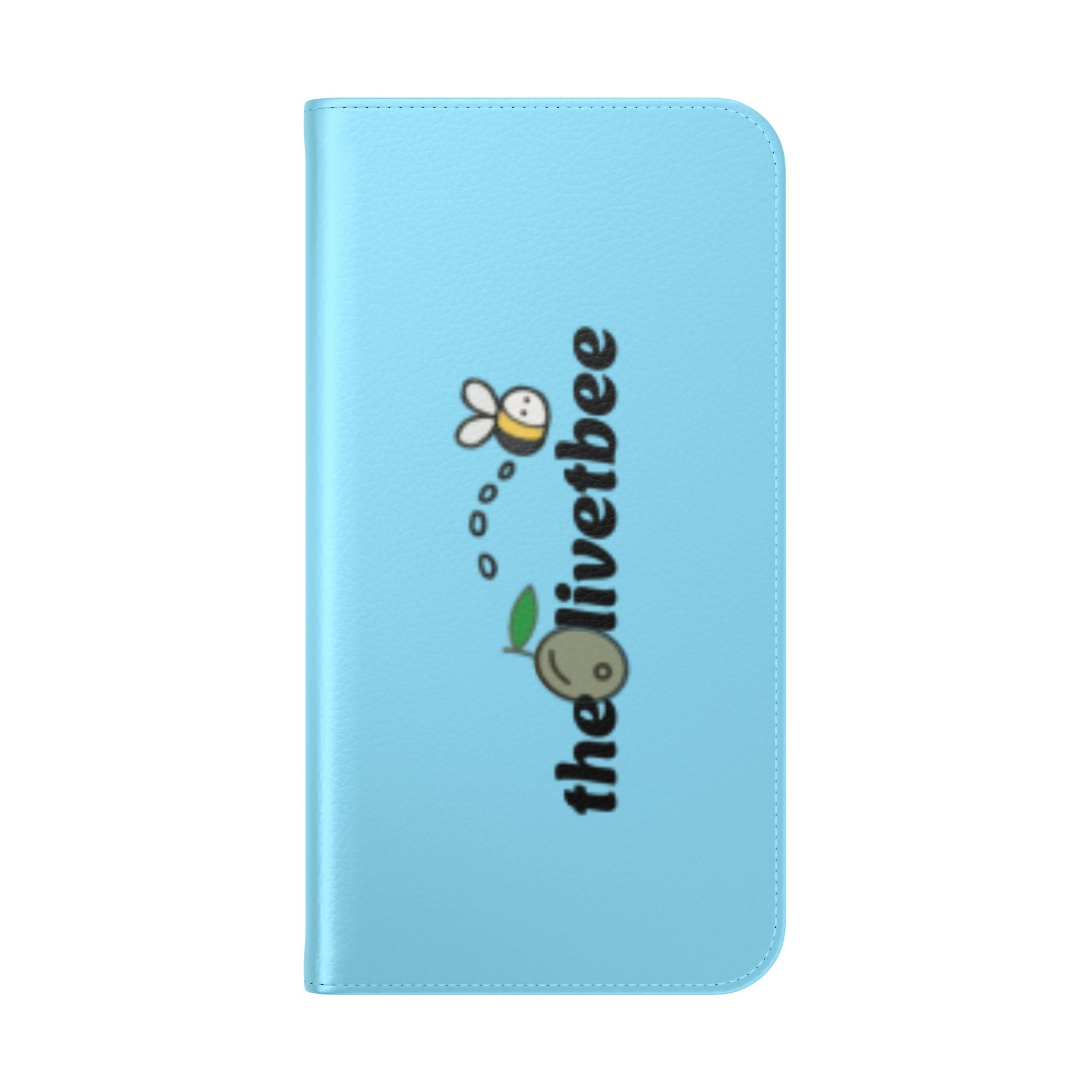 Blue 'theOlivetbee' Flip Phone Case