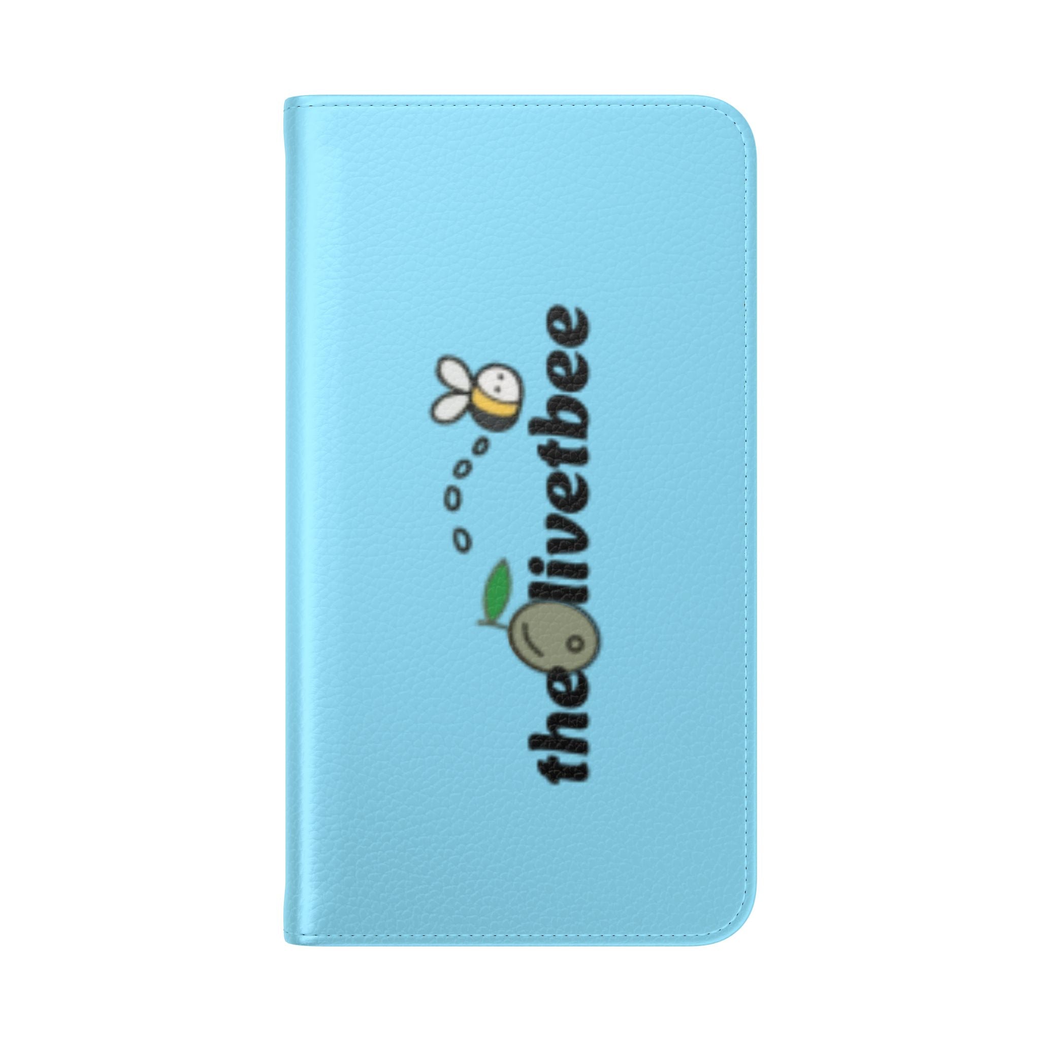 Blue 'theOlivetbee' Flip Phone Case